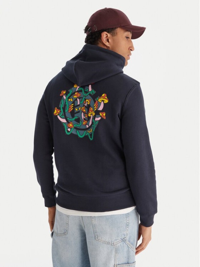 Element Bluza Midnight PO ELYSF00303 Granatowy Regular Fit