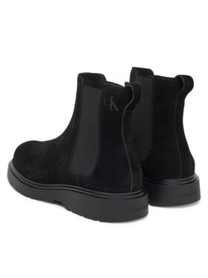 Calvin Klein Sztyblety Combat Ess Chelsea Boot Su YM0YM01372 Czarny