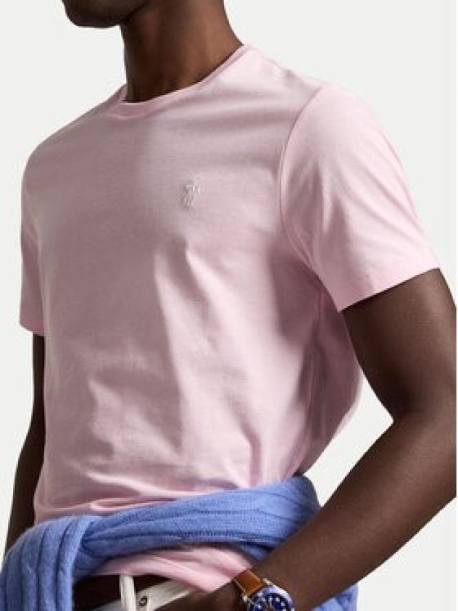 Polo Ralph Lauren T-Shirt 710671438530 Różowy jasny Regular Fit