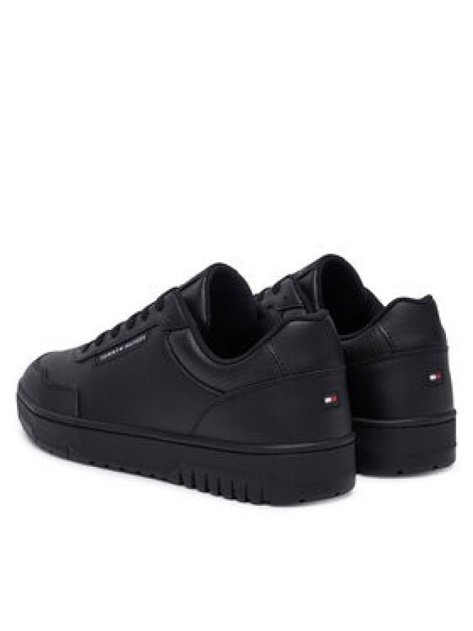 Tommy Hilfiger Sneakersy Th Basket Core Leather FM0FM05927 Czarny