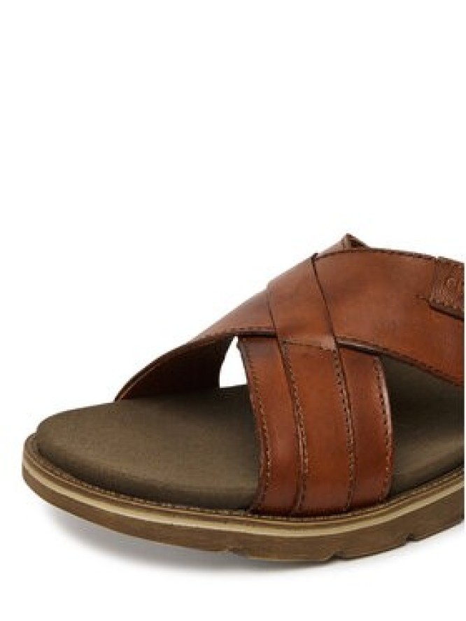 Rieker Klapki 24393-24 Brązowy