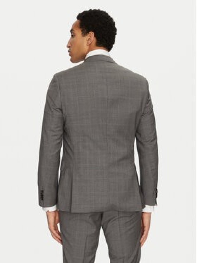 BOSS Garnitur H-Huge 50535023 Szary Slim Fit