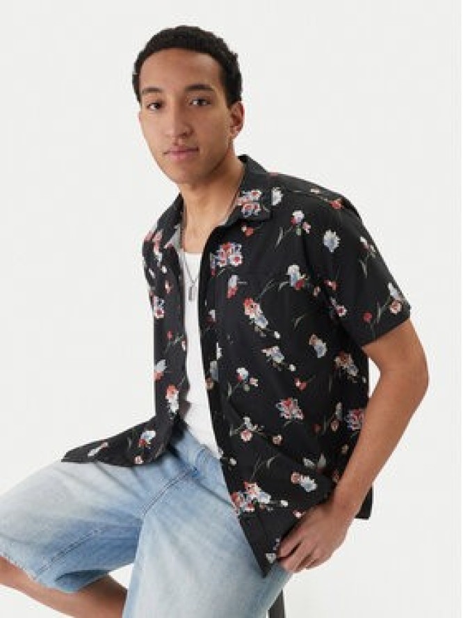 RVCA Koszula Morning Glory AVYWT00490 Czarny Regular Fit
