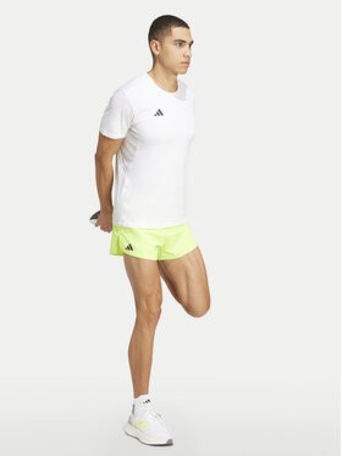 adidas Szorty sportowe Adizero Essentials JF3492 Zielony Slim Fit