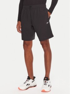 Reebok Szorty sportowe RK25181CCM Czarny Regular Fit
