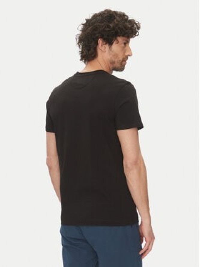 La Martina T-Shirt Aguer MAR304 JS206 Czarny Regular Fit