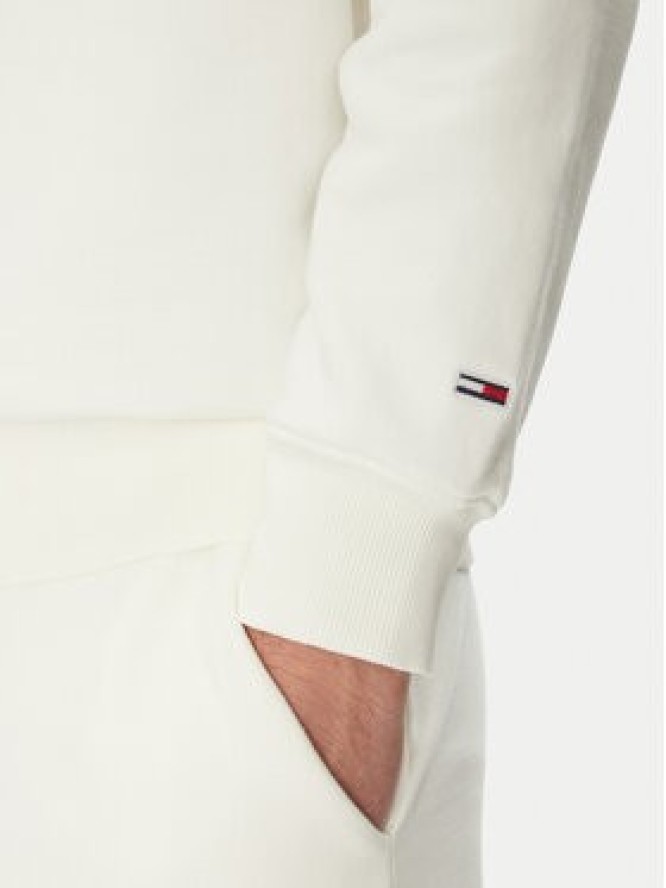 Tommy Jeans Bluza Towel Patch DM0DM21263 Écru Regular Fit