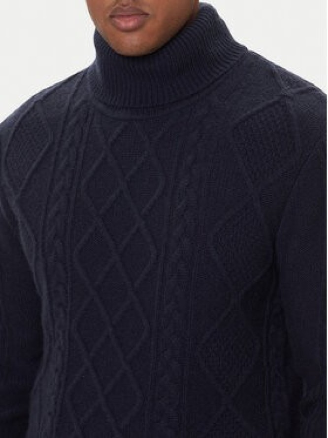 Tommy Hilfiger Golf MW0MW40914 Granatowy Regular Fit