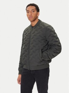Geox Kurtka bomber Spherica M5628R T3271 F3251 Szary Regular Fit