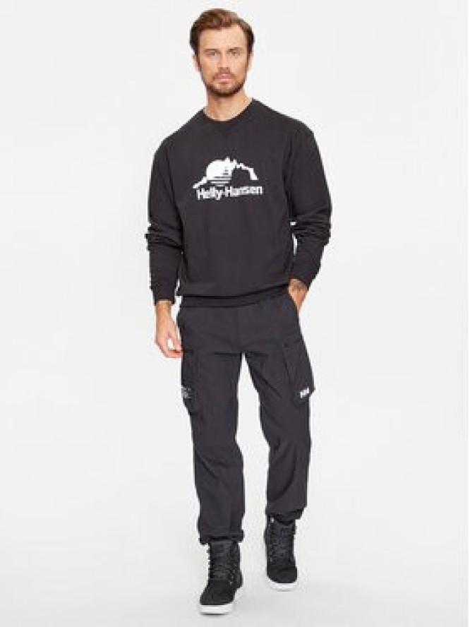 Helly Hansen Bluza Yu Crew Sweater 2.0 53891 Czarny Regular Fit