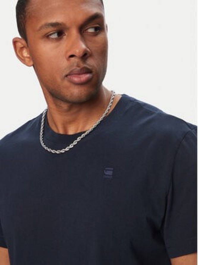 G-Star Raw T-Shirt Base-S D16411-336 Granatowy Regular Fit