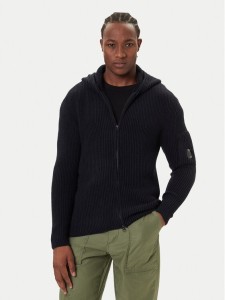 C.P. Company Kardigan 19CMKN258A006170A Czarny Regular Fit