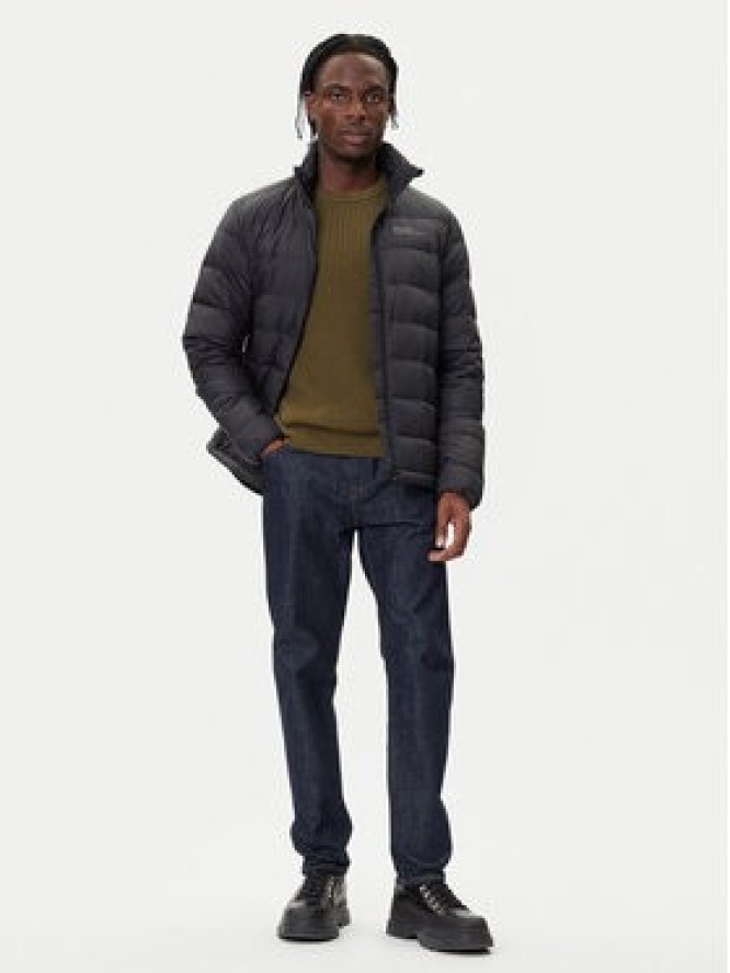 Jack Wolfskin Kurtka puchowa Ather Down 1207681 Czarny Regular Fit