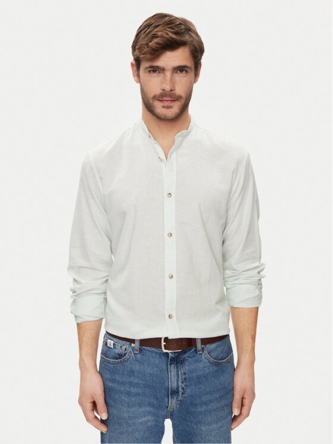 Jack & Jones Koszula Summer 12248385 Zielony Comfort Fit