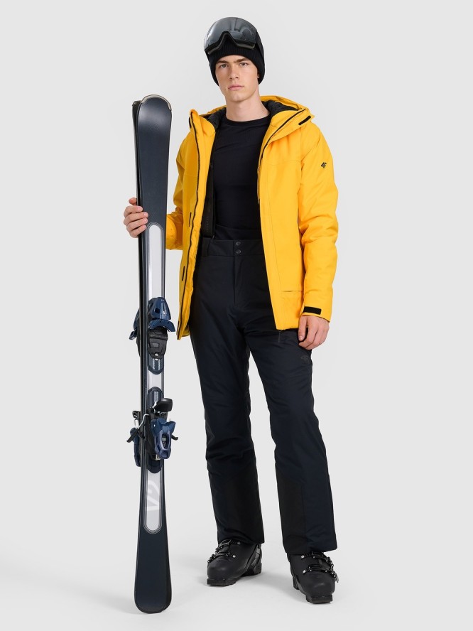 4F Kurtka narciarska membrana 8000 męska - żółta M