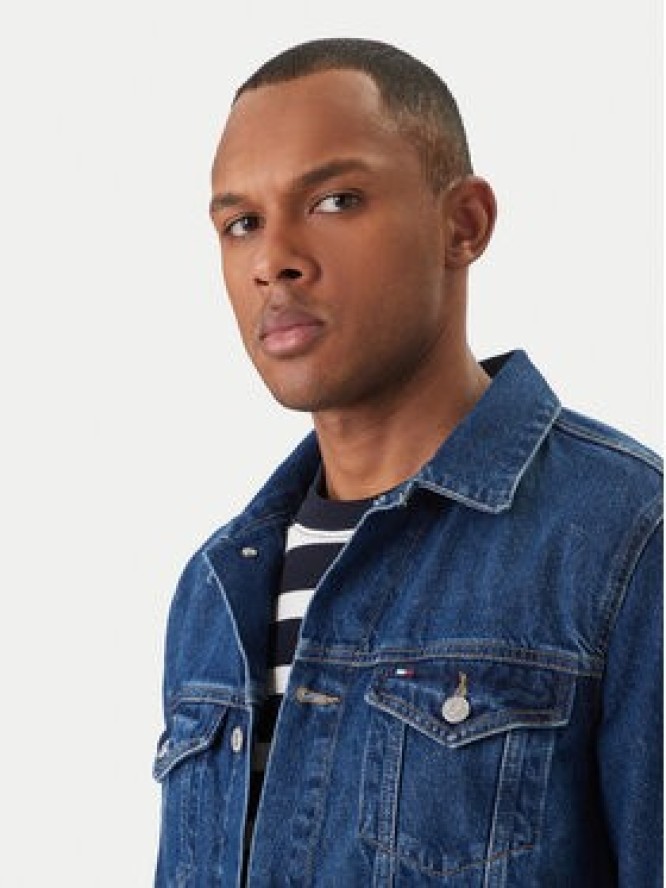 Tommy Hilfiger Kurtka jeansowa MW0MW42629 Niebieski Regular Fit