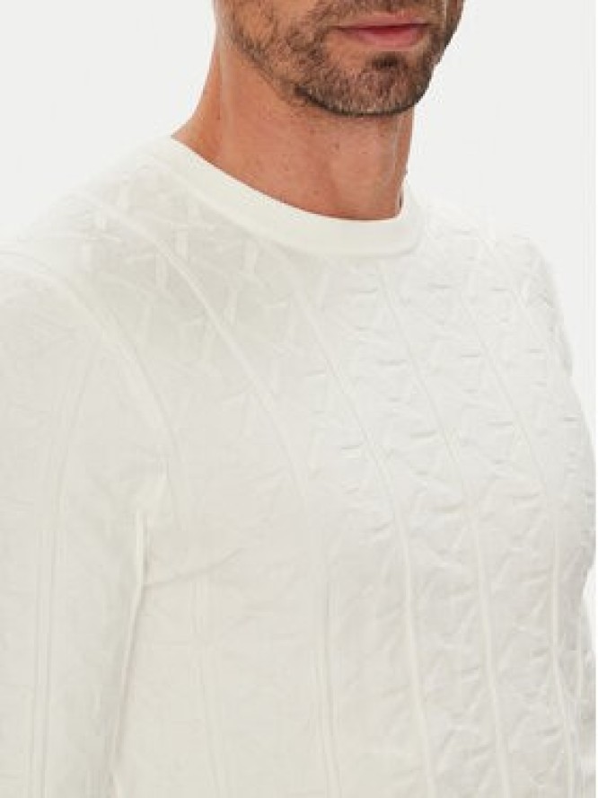 Guess Sweter M5YR07 Z3FC2 Biały Regular Fit