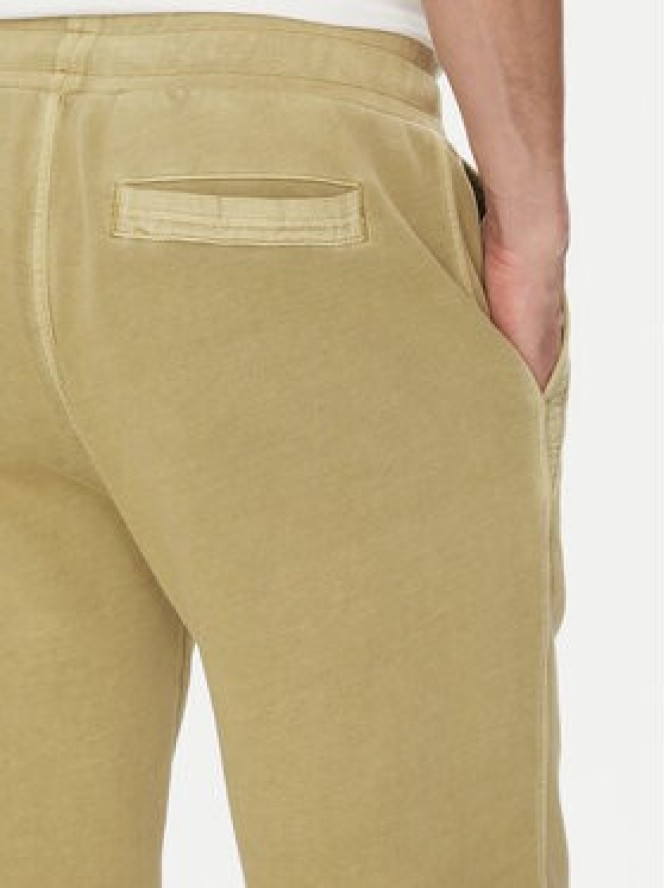 Aeronautica Militare Szorty sportowe 251BF016F583 Beżowy Regular Fit