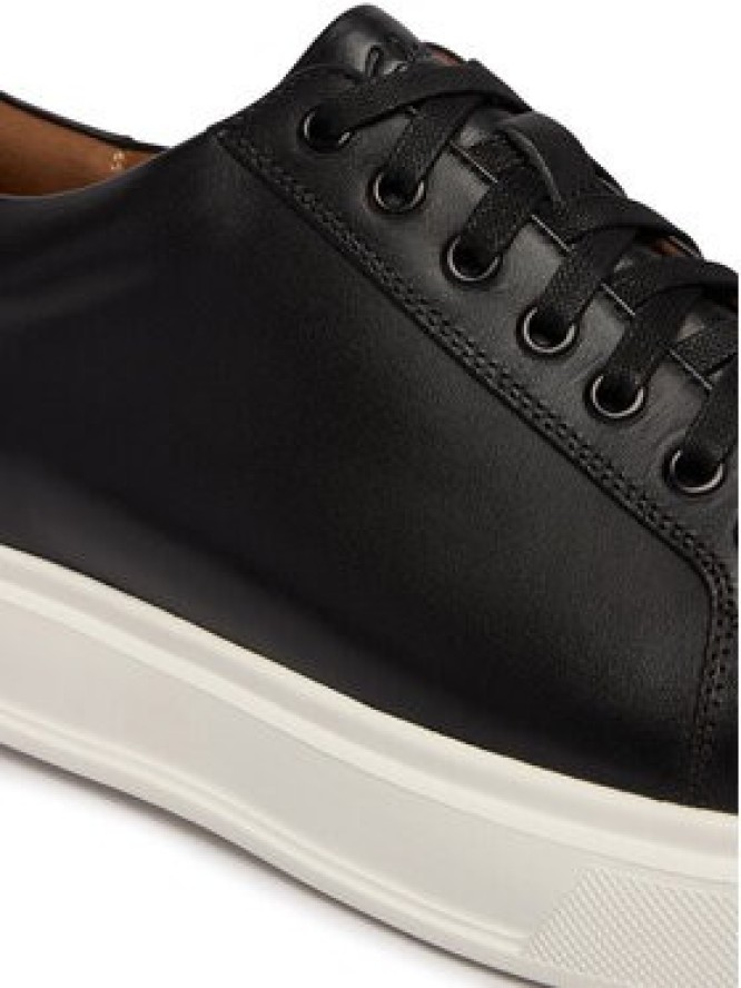 Clarks Sneakersy Goswell Tie 26186559 Czarny