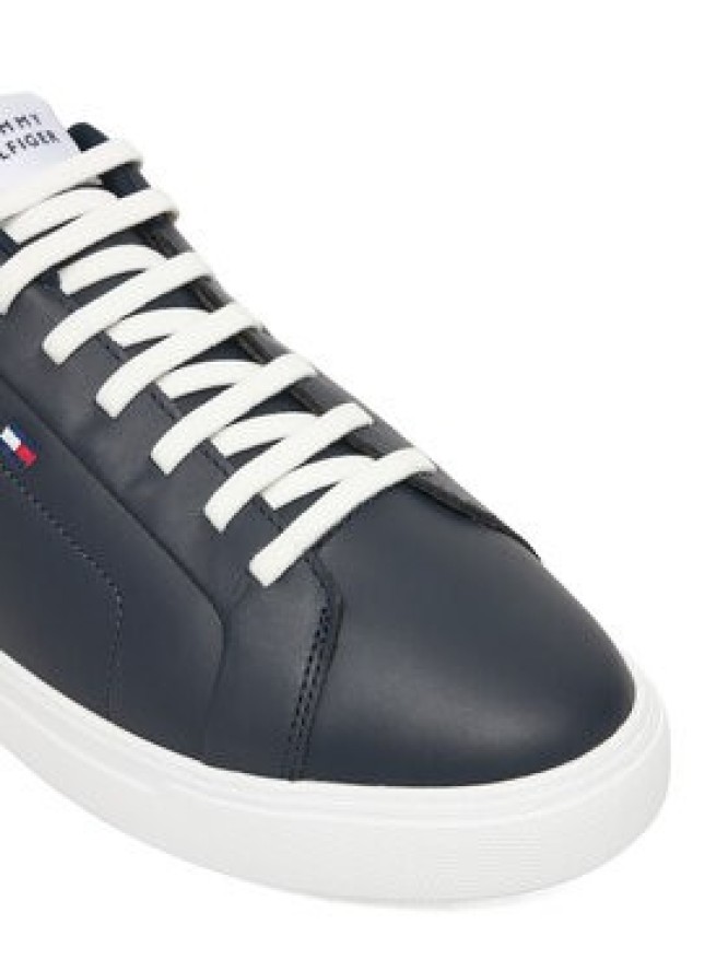 Tommy Hilfiger Sneakersy Icon Court Light Ess FM0FM05678 Granatowy