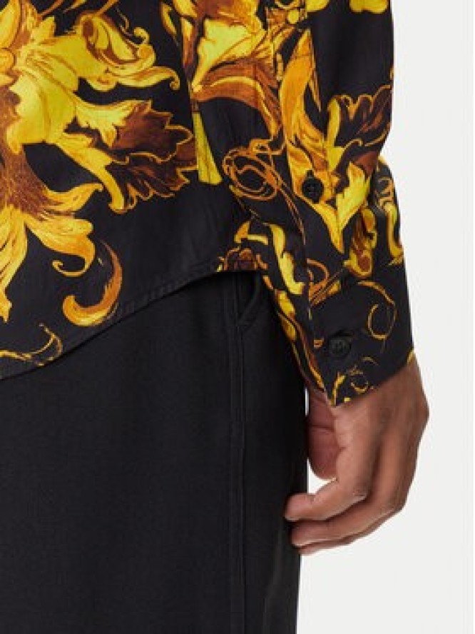 Versace Jeans Couture Koszula 79GAL2S0 NS698 Czarny Regular Fit