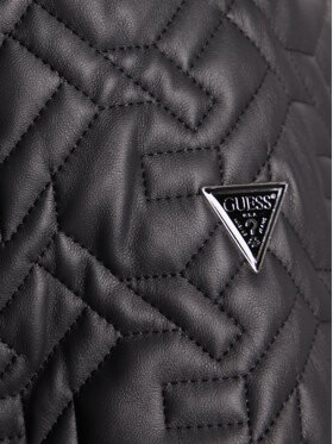 Guess Kurtka z imitacji skóry M5BL2E W1050 Czarny Regular Fit
