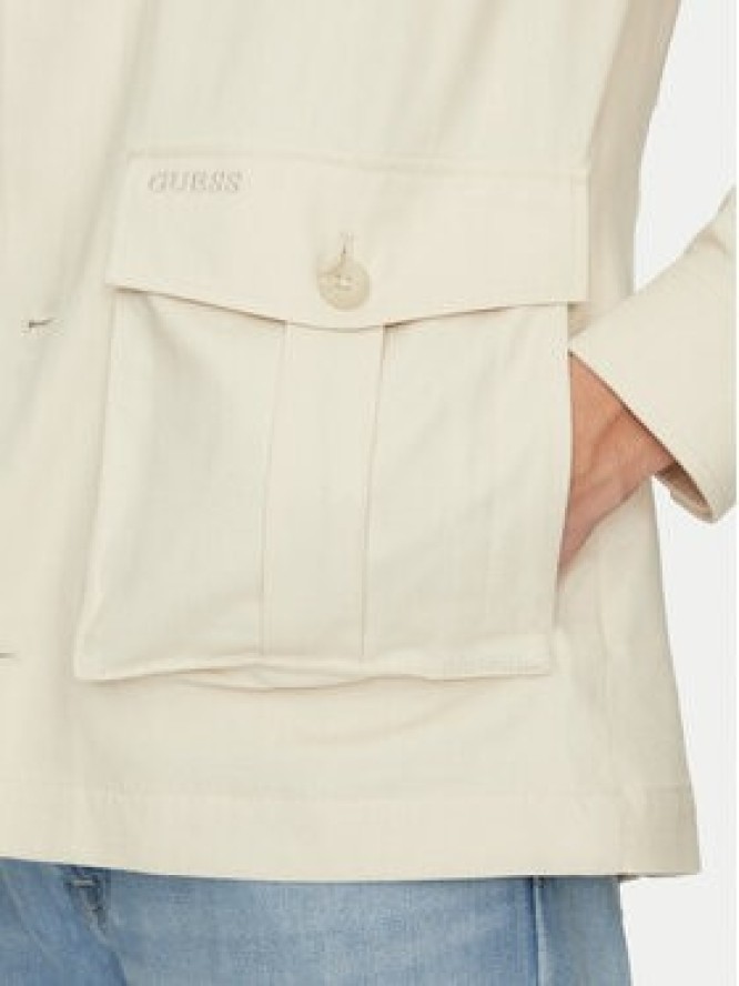 Guess Kurtka przejściowa M5GL31 WH791 Beżowy Regular Fit
