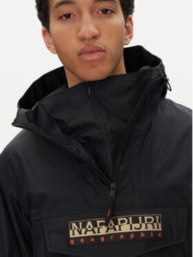Napapijri Kurtka anorak Rainforest Next Sum NP0A4ILW Czarny Loose Fit