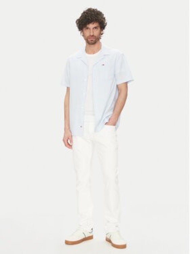 Tommy Jeans Koszula DM0DM20895 Błękitny Regular Fit