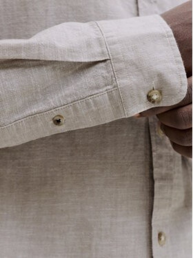 Jack & Jones Koszula Summer 12289174 Beżowy Regular Fit