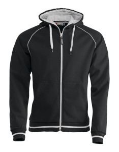 clique Gerry Bluza z kapturem unisex w splot strukturalny, szczotkowane wnętrze