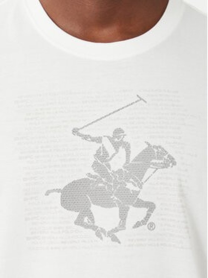 Beverly Hills Polo Club T-Shirt M1623-HR Biały Regular Fit