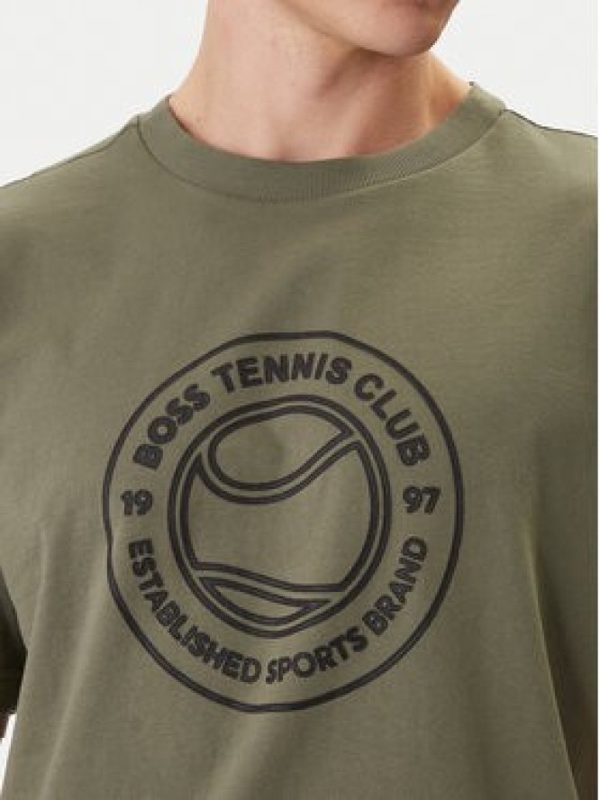 BOSS T-Shirt Ts_Join Logo 50553648 Khaki Regular Fit