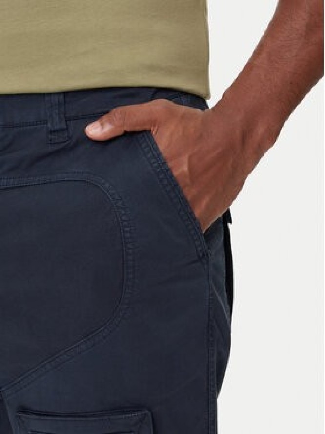 Aeronautica Militare Spodnie materiałowe 252PA1387UCT0149 Granatowy Regular Fit