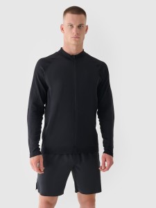 4F Bluza treningowa szybkoschnąca męska 4F x Robert Lewandowski - czarna S/M