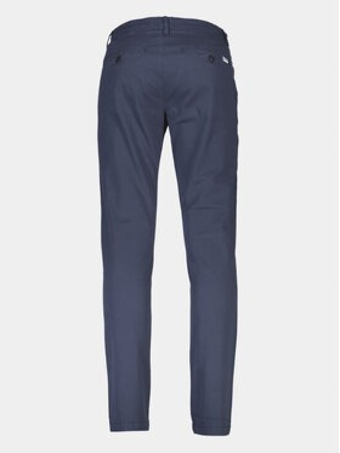 Lindbergh Chinosy 30-005044 Granatowy Slim Fit