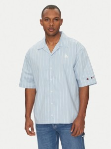 Champion Koszula 221041 Granatowy Regular Fit