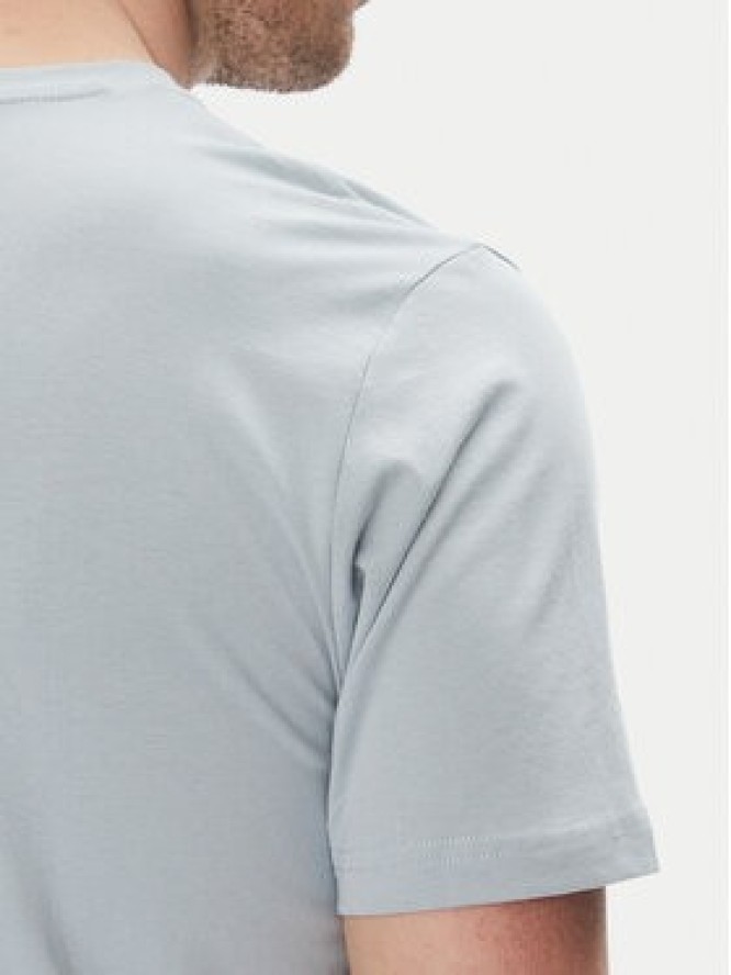 Lee T-Shirt Patch 112364594 Błękitny Regular Fit