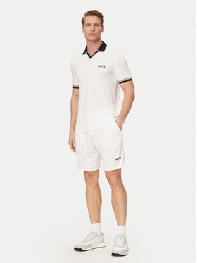 BOSS Szorty sportowe Toc Spin 50551953 Biały Regular Fit