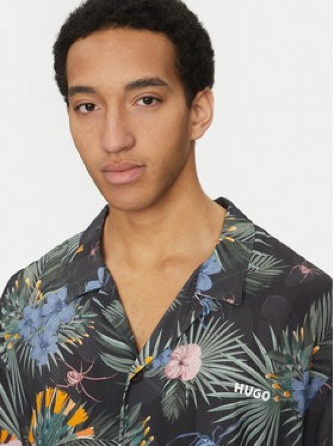 HUGO Koszula Beach 50540065 Zielony Relaxed Fit