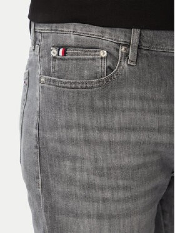 Tommy Hilfiger Jeansy Bleecker MW0MW44345 Szary Slim Fit