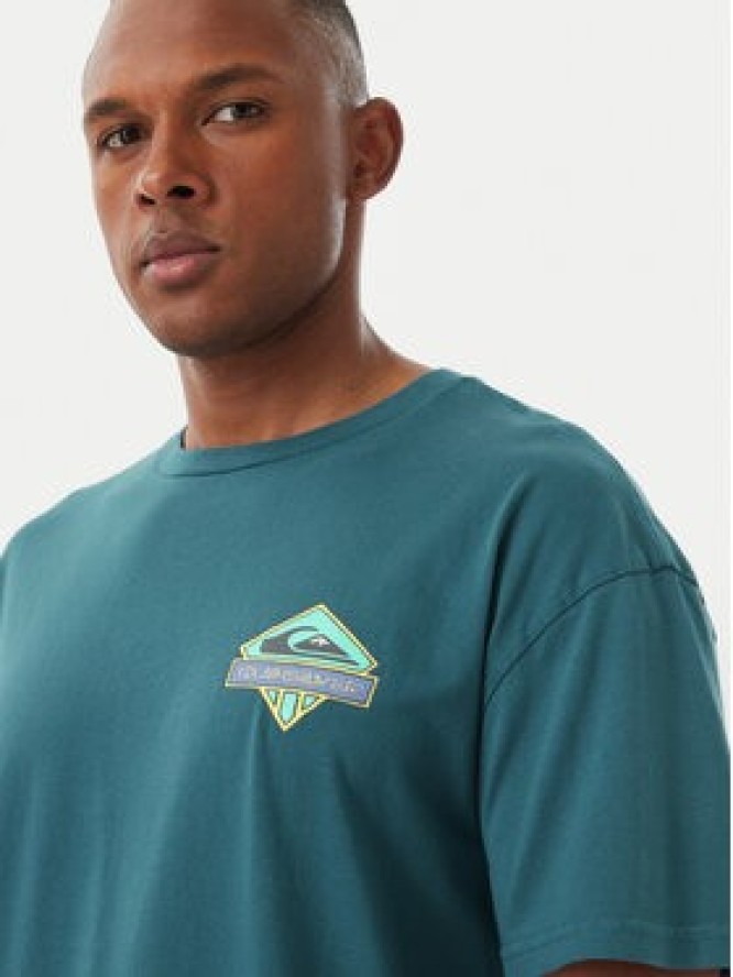 Quiksilver T-Shirt Crystal Jet EQYZT08023 Niebieski Regular Fit