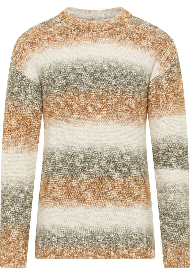 MUSTANG Emil C Degradee MĘSKI SWETER PASKI Degradee Naturetones 1014122 12475