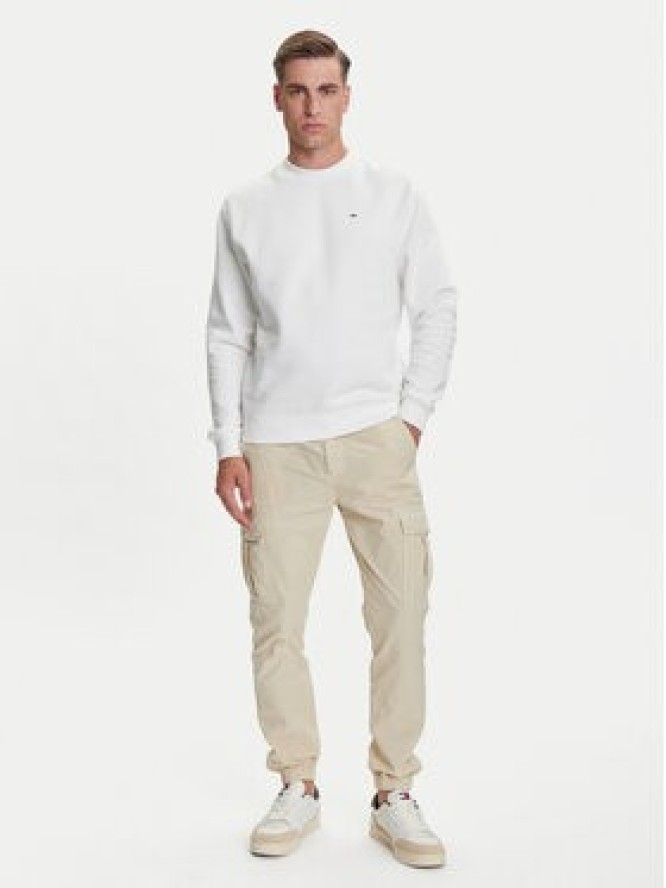 Tommy Jeans Bluza DM0DM20741 Écru Regular Fit