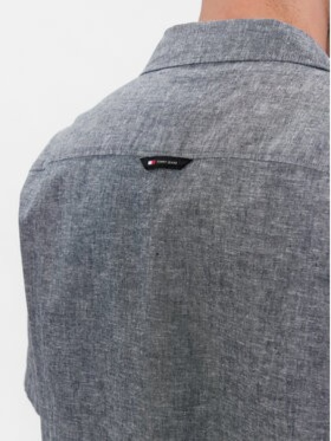 Tommy Jeans Koszula Camp DM0DM18963 Granatowy Regular Fit