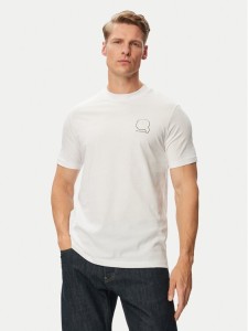 KARL LAGERFELD T-Shirt 755026 563224 Biały Regular Fit