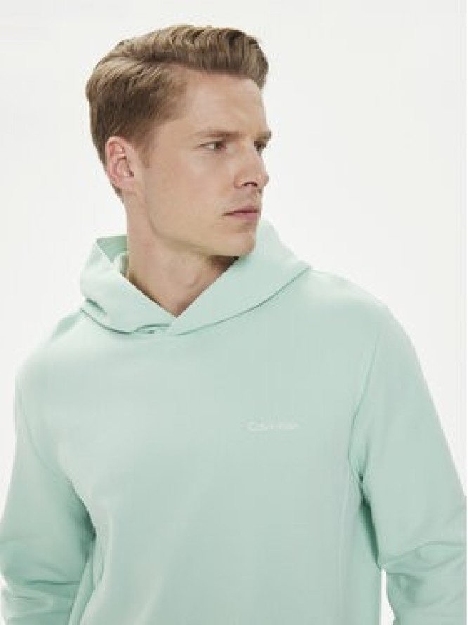 Calvin Klein Bluza Micro Logo K10K109927 Zielony Regular Fit