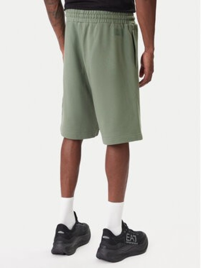 EA7 Emporio Armani Szorty sportowe 7M001491 AF17787 U7235 Zielony Regular Fit