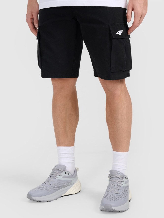 4F Spodenki casual cargo uniseks 4F x Drift Masters - czarne XXL