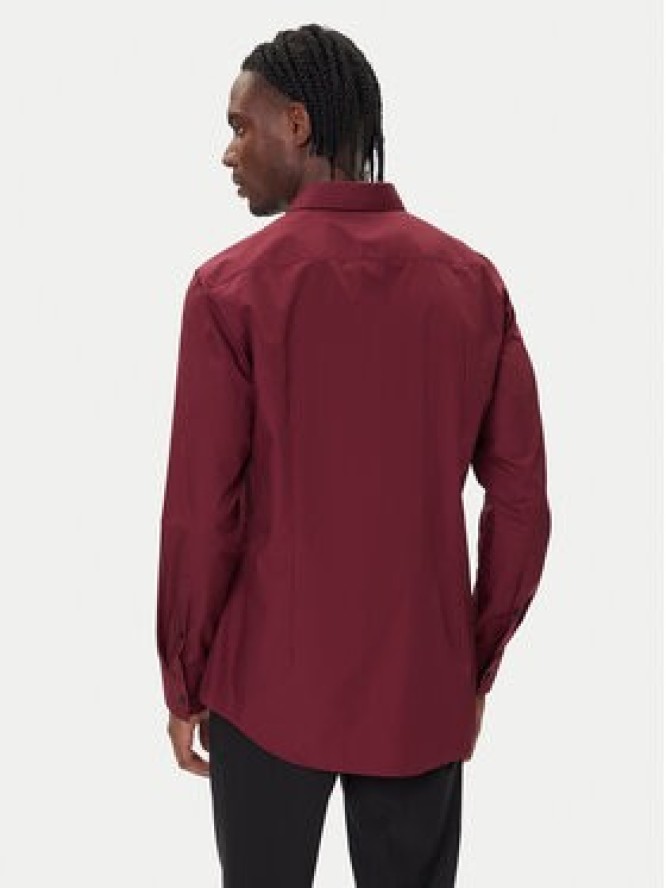 HUGO Koszula Kenno 50289499 Bordowy Slim Fit